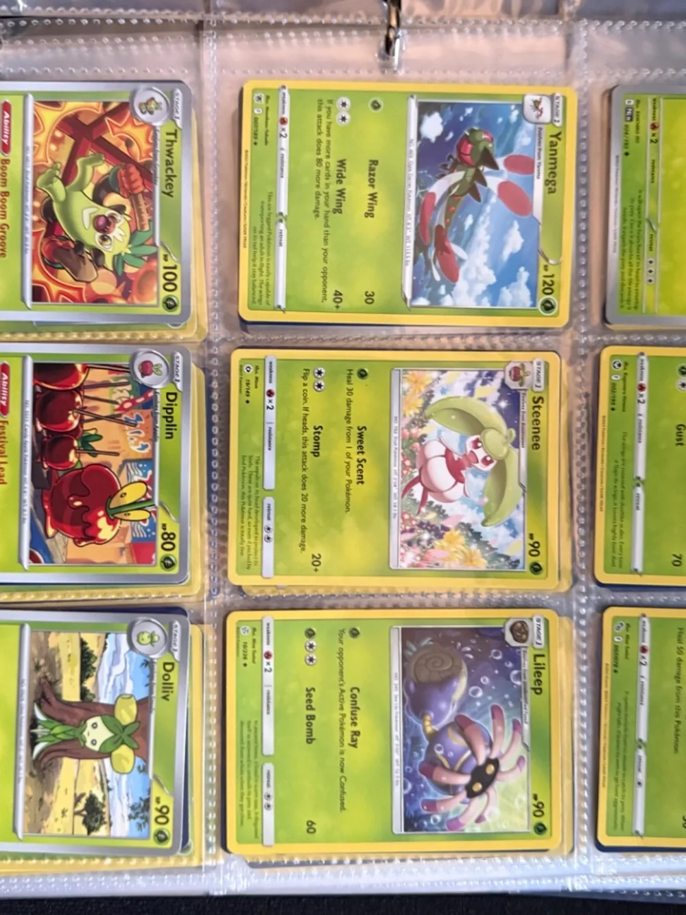 Pokémon TCG Grass-Type Binder Lot – 490+ Cards | EX, Holos, Trainers & Energy |